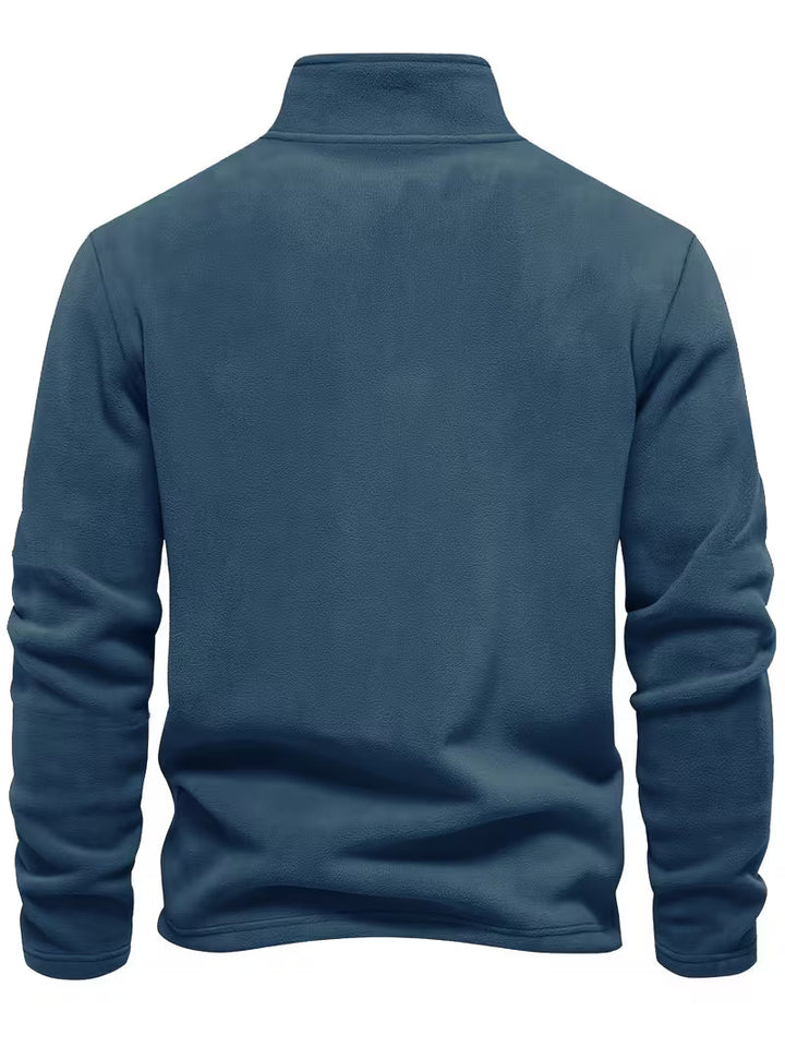 Vincent - Timeless Zip Sweater with High Collar