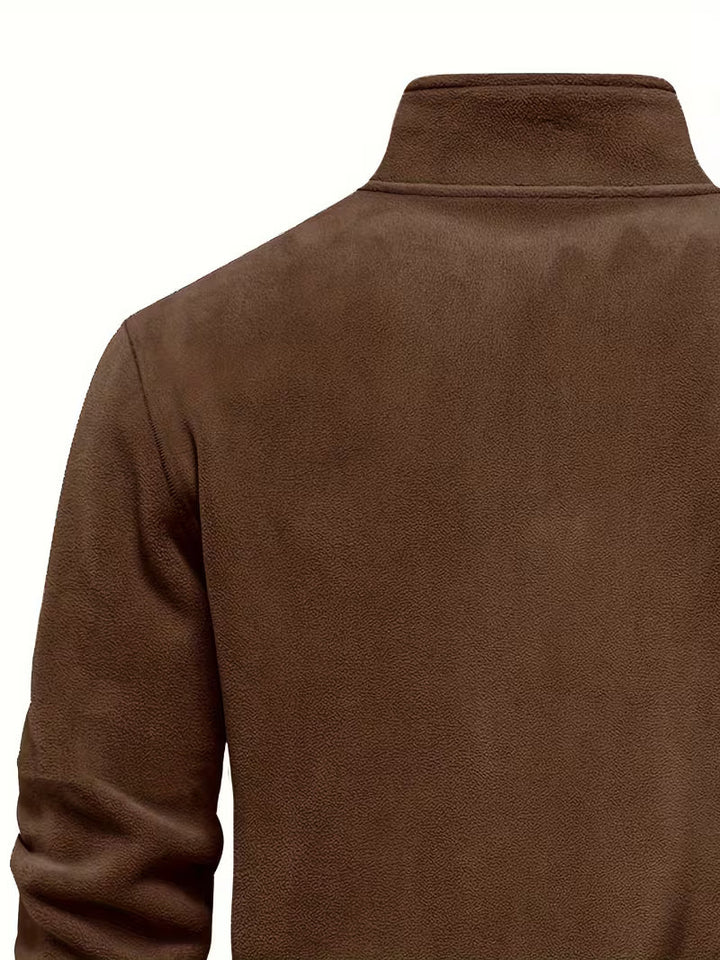 Vincent - Timeless Zip Sweater with High Collar