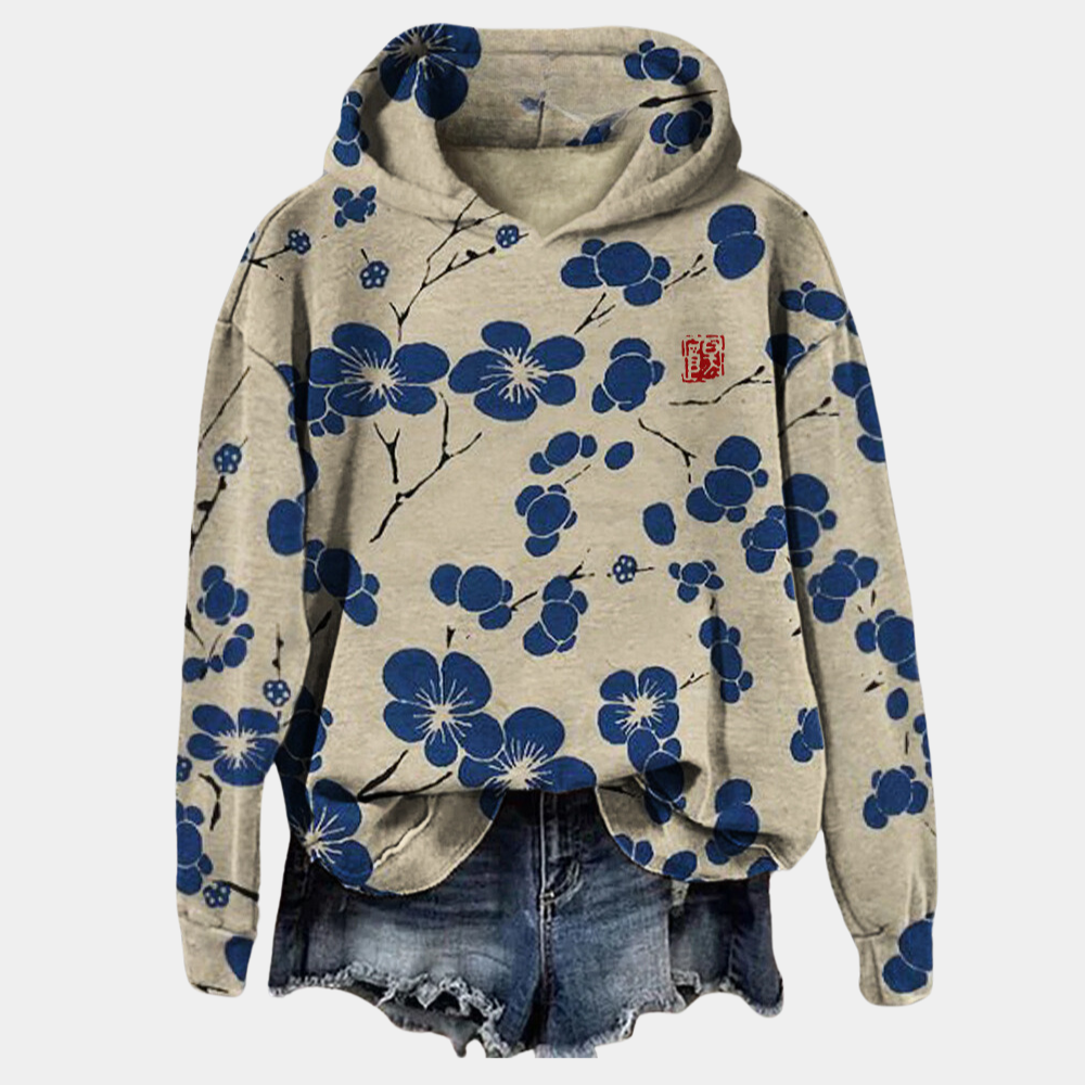 Sophie - Floral Hoodie for Women