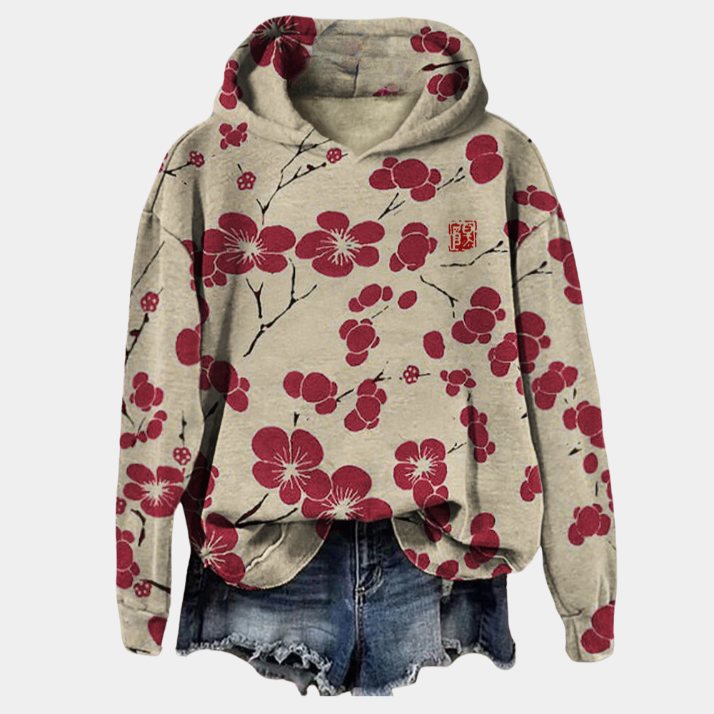 Sophie - Floral Hoodie for Women