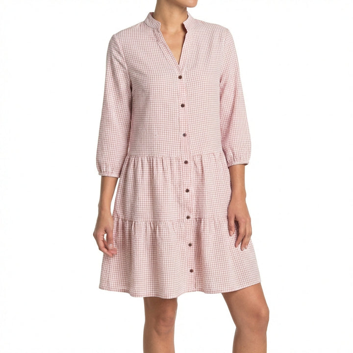 Tuva | Short Vichy Check Dress for Women
