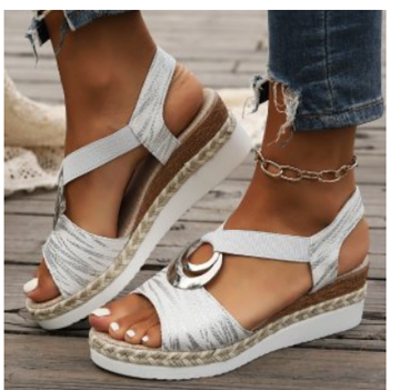 Women's Comfortable Wedge Sandals with Strap – Supportive, Versatile