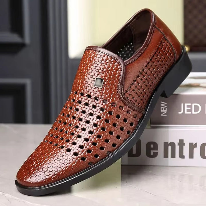 Leopoldo Elegant Woven Loafer - Elena Harper