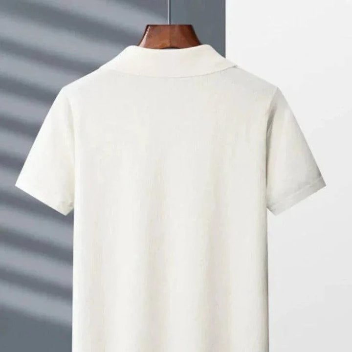 Men's Classic Soft Polo Shirt by Emma & Rose Manhattan, lightweight summer polo in a soft fabric, displayed on a neutral background.