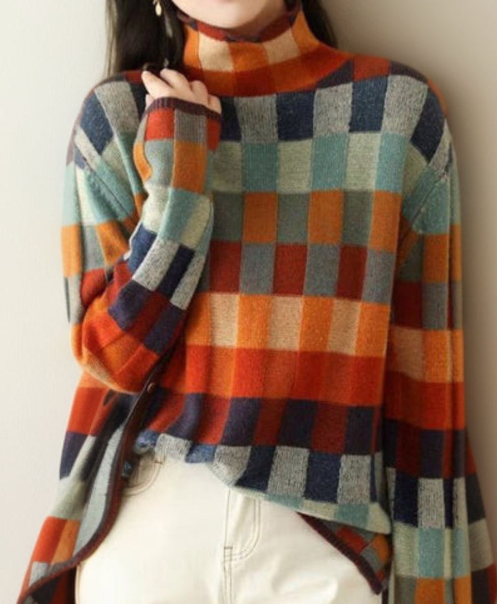 Isabelle - Chic Vintage Printed Sweater