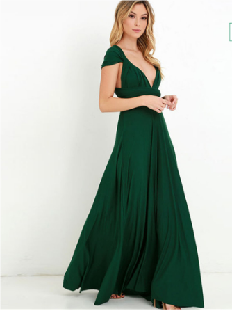 Virella | Long Cross-Front Dress with Halter Neck | Maxi