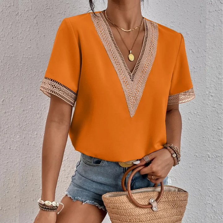 Luxe Women's T-Shirt Tanja, view 10 - Elena Harper