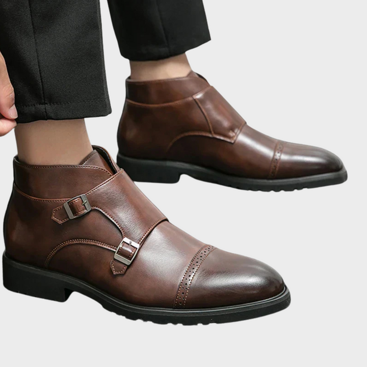 LAURENT MONACO | DOUBLE BUCKLE BOOTS