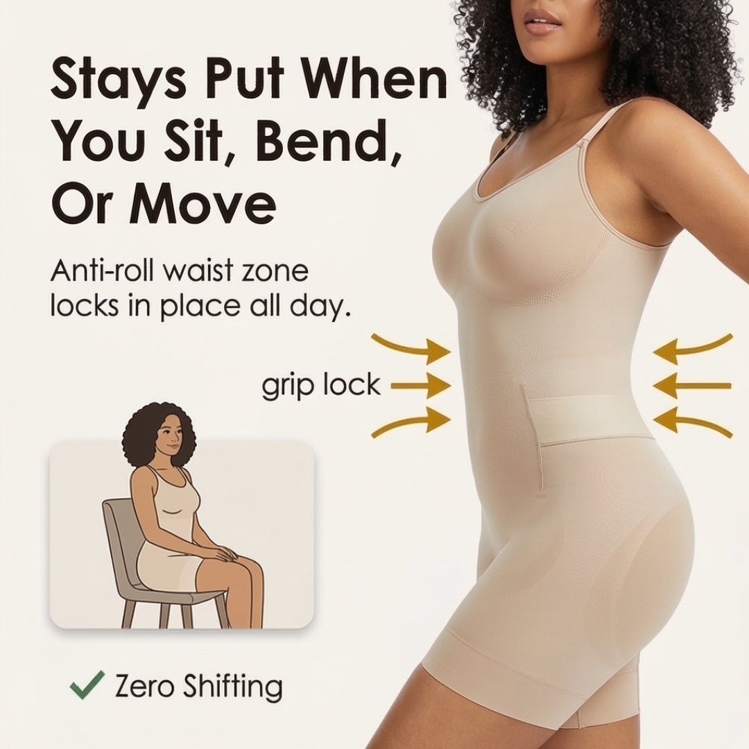 Curvena Sculpting Bodysuit with Easy Off Design - Elena Harper