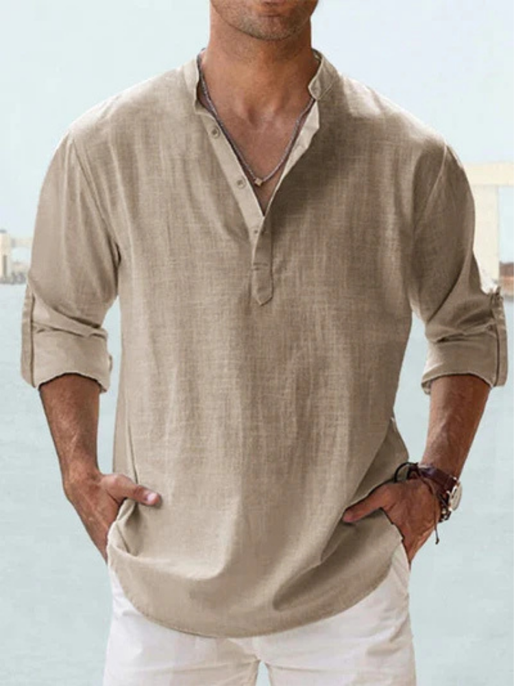 Breathable Linen Shirt for Men – Lightweight and Elegant for Summer