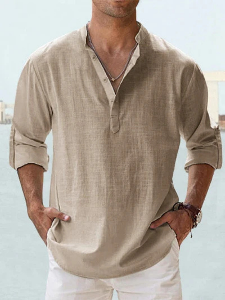 Breathable Linen Shirt for Men – Lightweight and Elegant for Summer