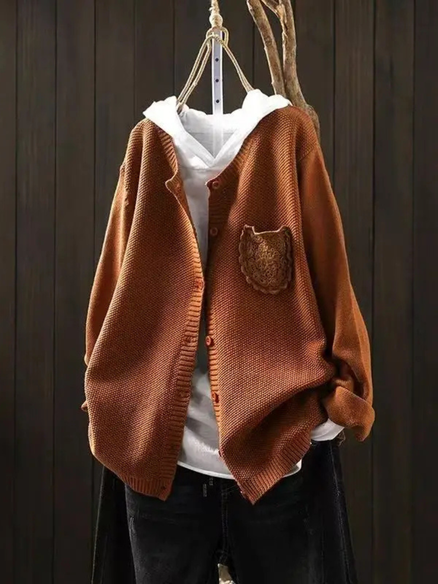 Madilynn | Relaxed Knit Pocket Cardigan