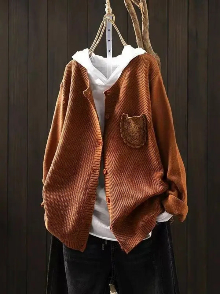 Madilynn | Relaxed Knit Pocket Cardigan