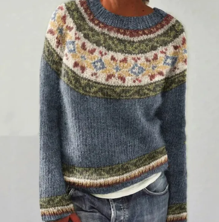 Bella Chic Knit Sweater with Premium Yarn and Easy Fit for Women - Elena Harper
