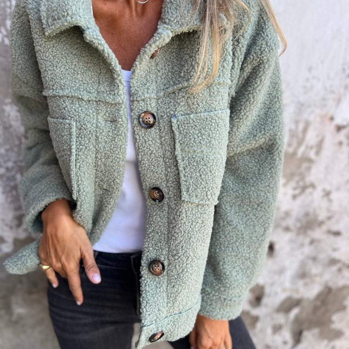 Alwina Elegant Autumn and Winter Coat, view 2 - Elena Harper