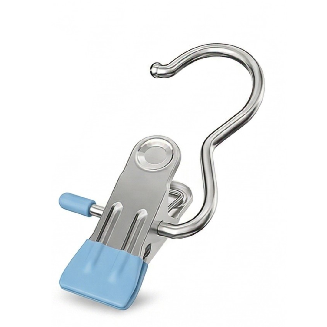 Clipvault Stainless Steel Closet Clip Hooks (20 Pack) - Elena Harper