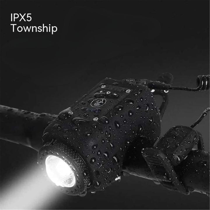 Bicycle Bell with Light – Loud, Waterproof & USB Rechargeable