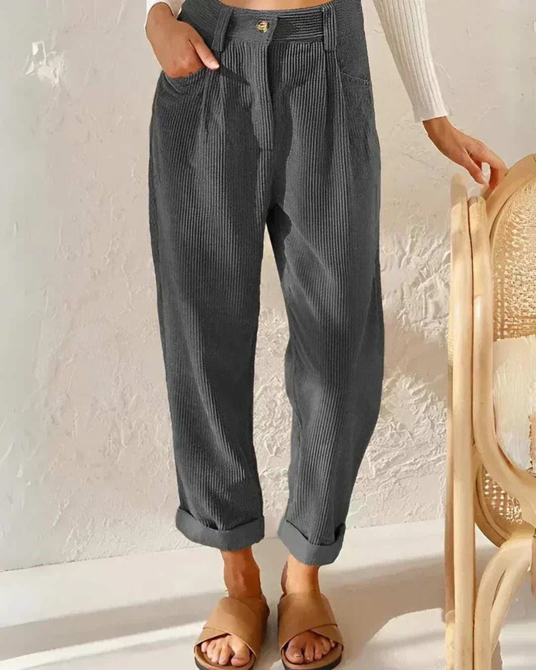 Cassidy Timeless Casual Pants, view 7 - Elena Harper