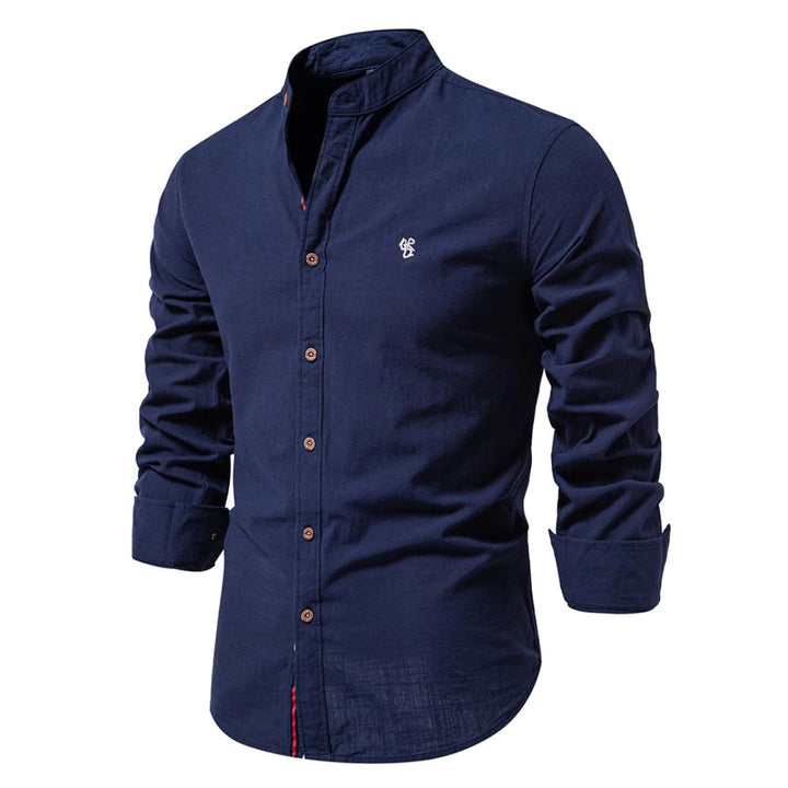 Modern Cotton Shirt for Men – Durable and Elegant Long Sleeve