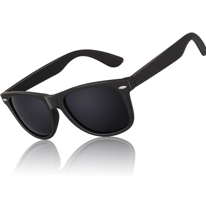 Unisex 80s Retro Polarized Sunglasses for Style & Comfort - Elena Harper