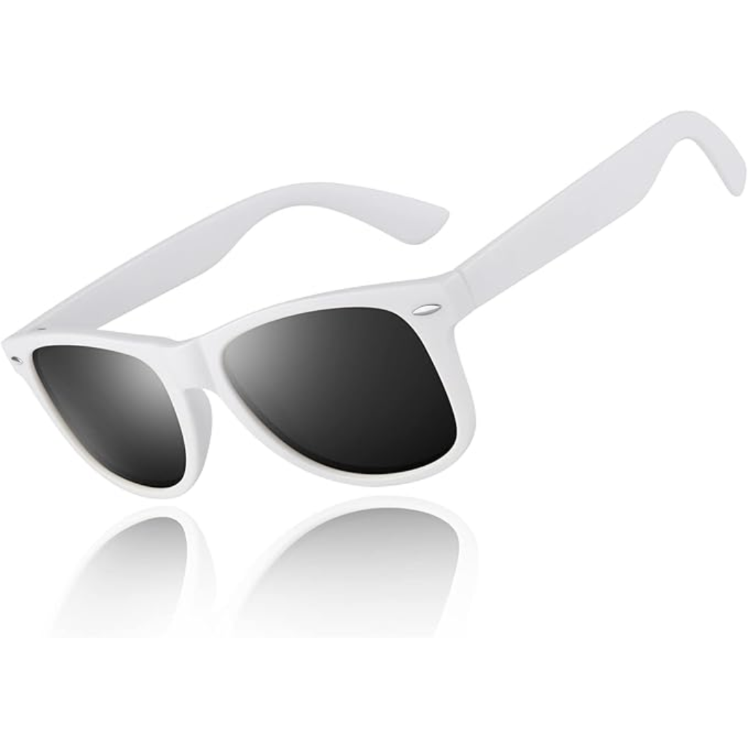 Unisex 80s Retro Polarized Sunglasses for Style & Comfort - Elena Harper