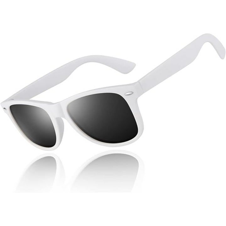 Unisex 80s Retro Polarized Sunglasses for Style & Comfort - Elena Harper