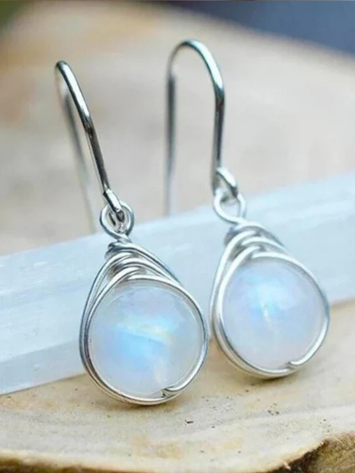 KYRA MOONSTONE DROP EARRINGS