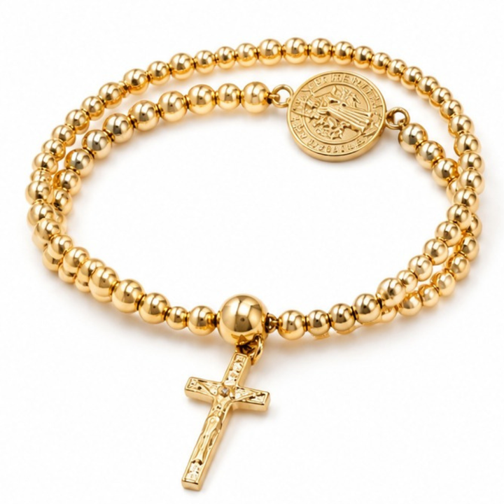 Belluna Double Wrap Rosary Bracelet - Elena Harper