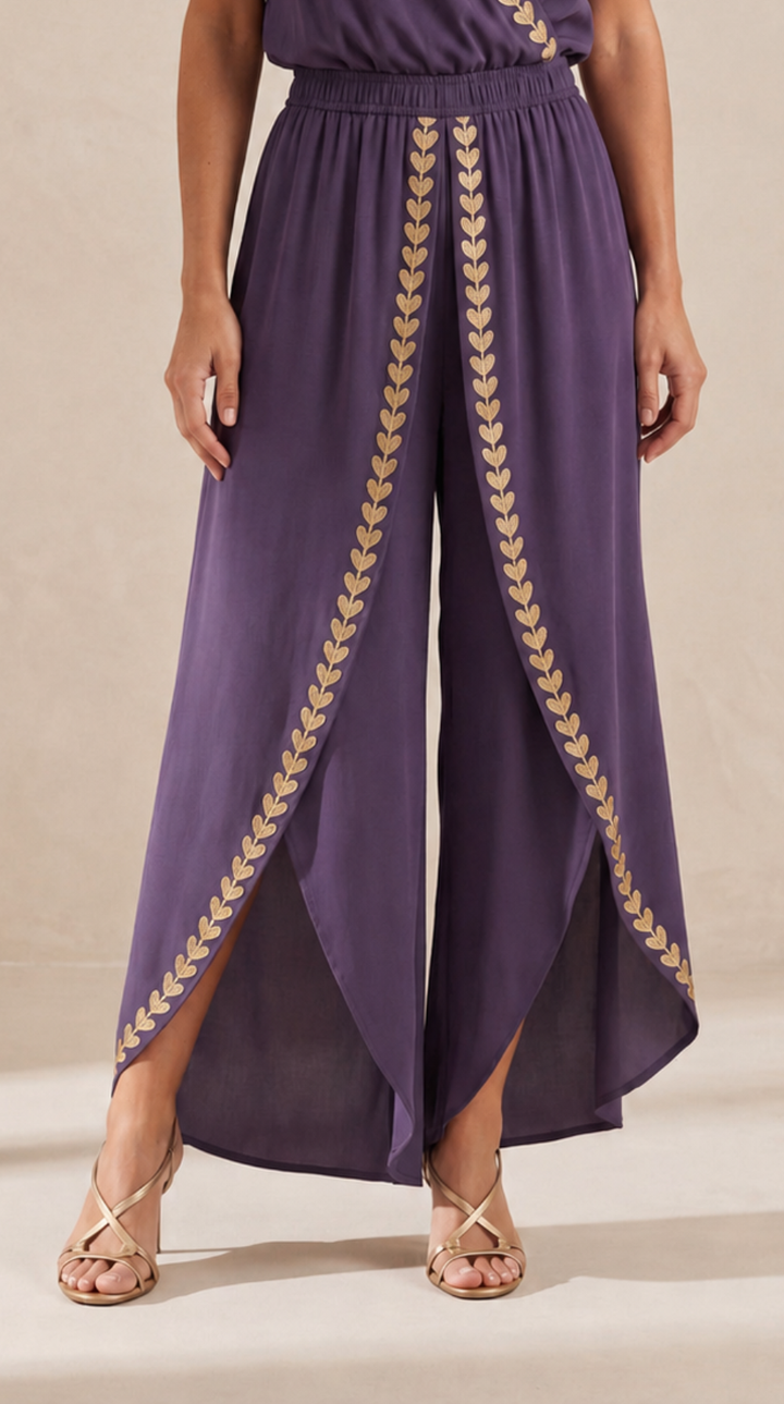 Oona™ | Luxe Jumpsuit with Golden Details