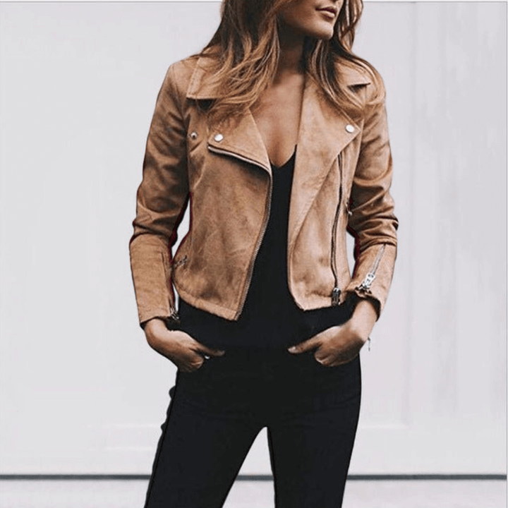 Coco Women's Leather Jacket - Elena Harper