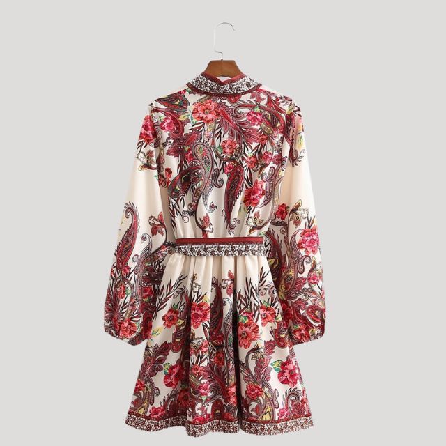 Camilla - Cashmere Minidress with Belt