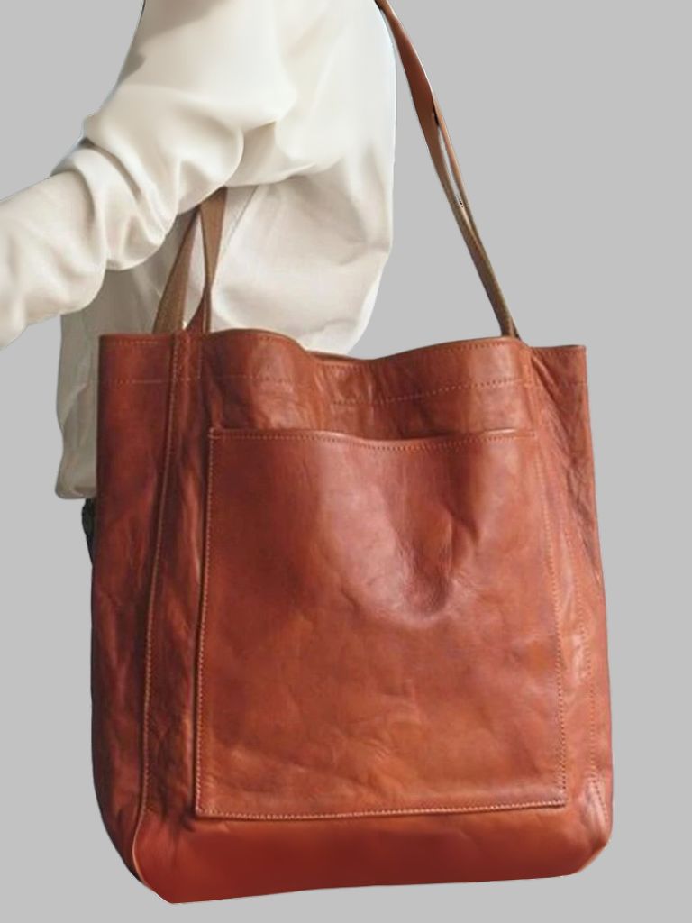 SABINE WAXED TOTE