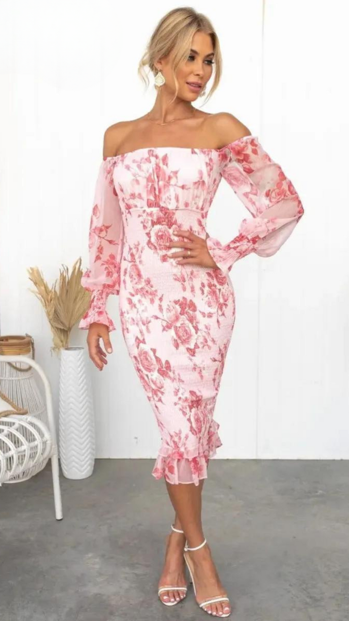 Dahlia Midi Dress - Elena Harper