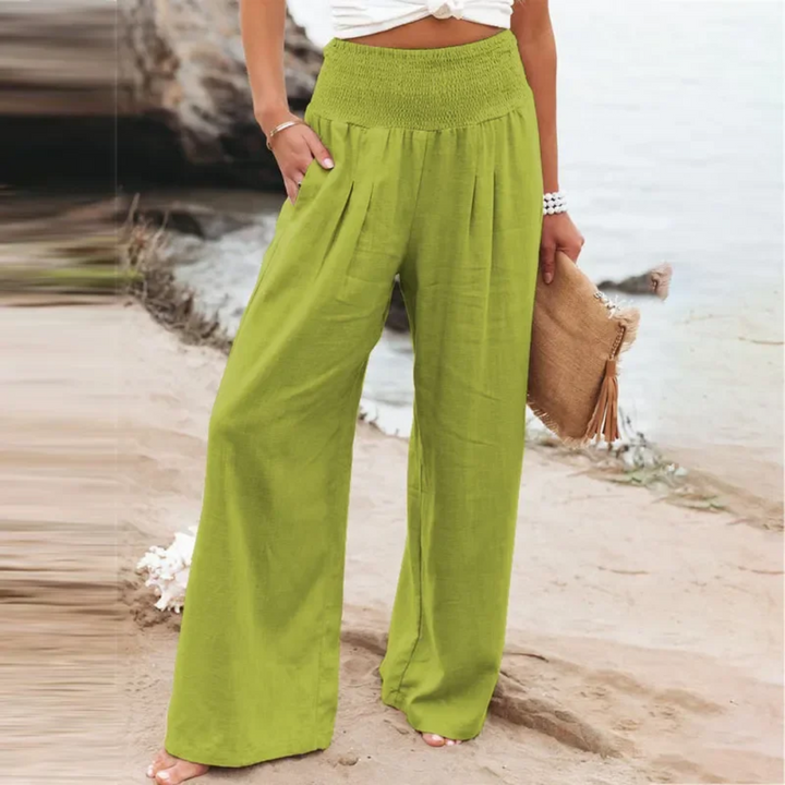 Airy Summer Pants Solana, view 2 - Elena Harper