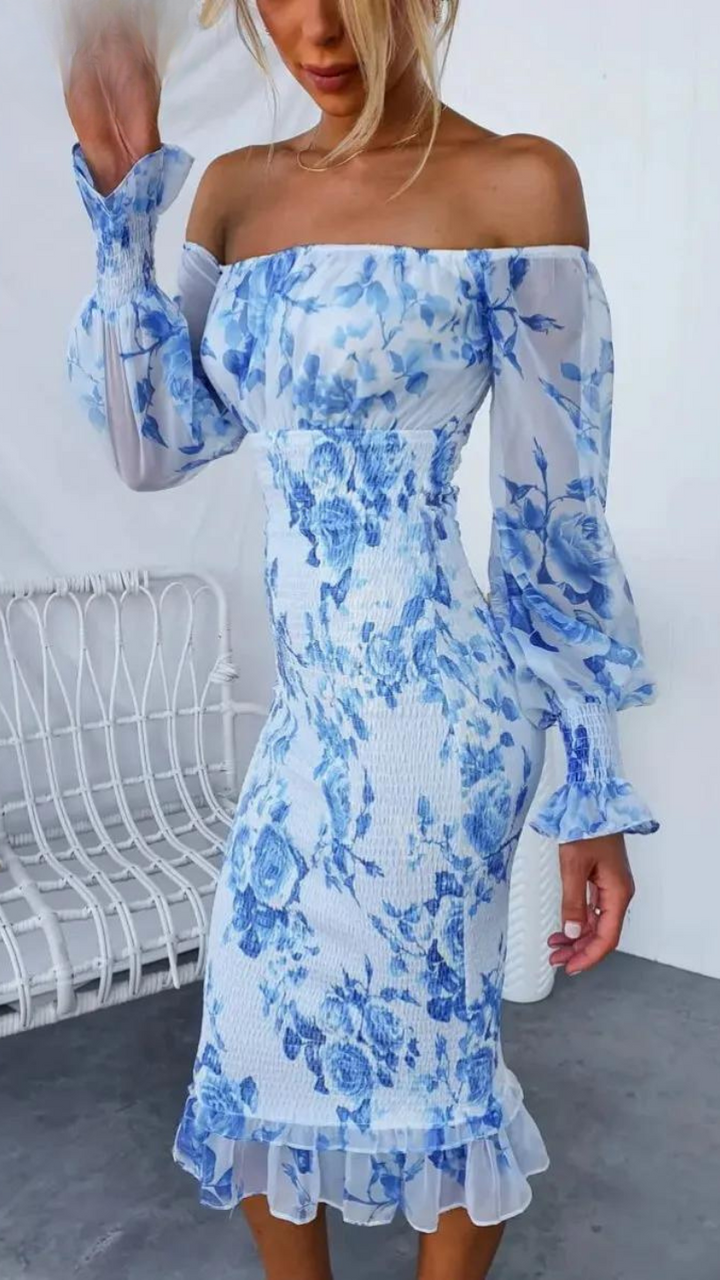 Dahlia Midi Dress, view 9 - Elena Harper
