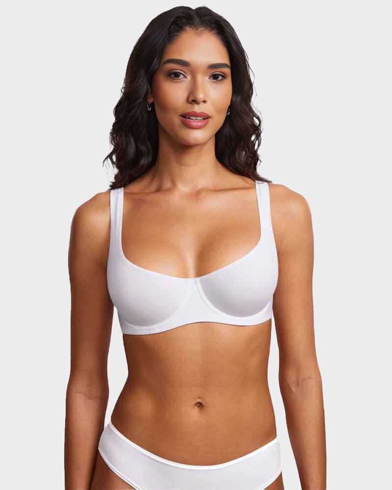 Uplift Balconette Bra | Seamless, Underwire Support, Lightweight Stretch Fabric