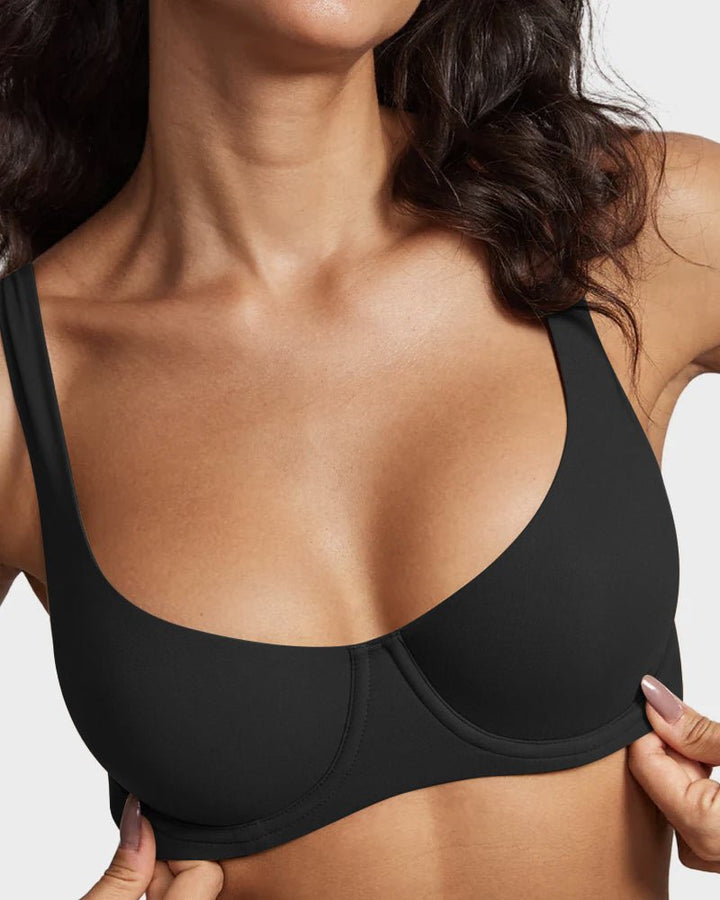 Uplift Balconette Bra | Seamless, Underwire Support, Lightweight Stretch Fabric