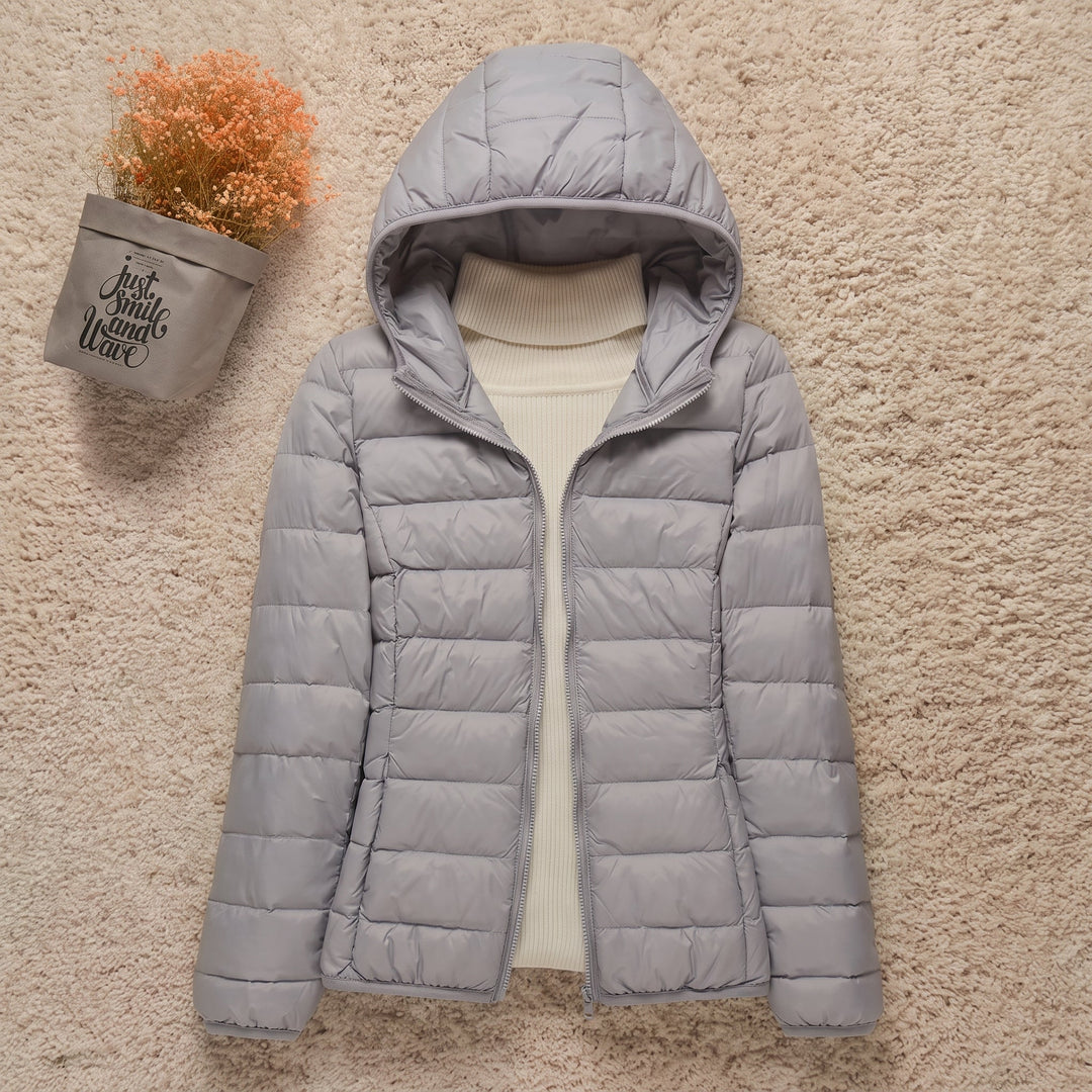 Emilia | Women's Winter Jacket Ultra-Light Quilted Jacket with Hood