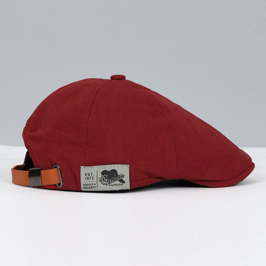 Lido Smooth Wool Cap, view 2 - Elena Harper