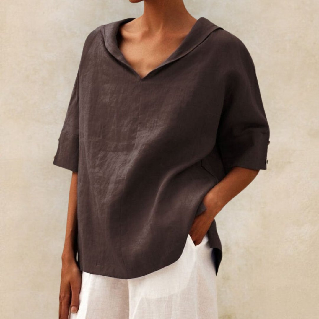 V-NECK SHIRT FOR WOMEN