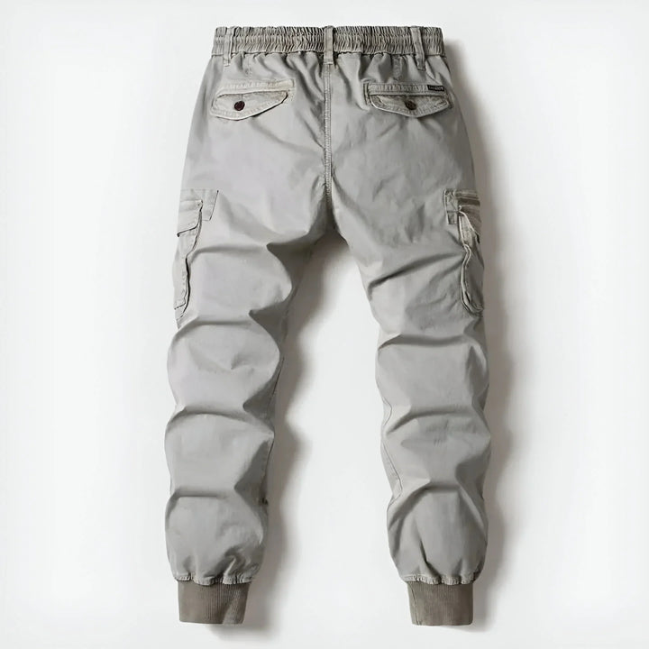 Cotton Cargo Pants for Men, view 2 - Elena Harper