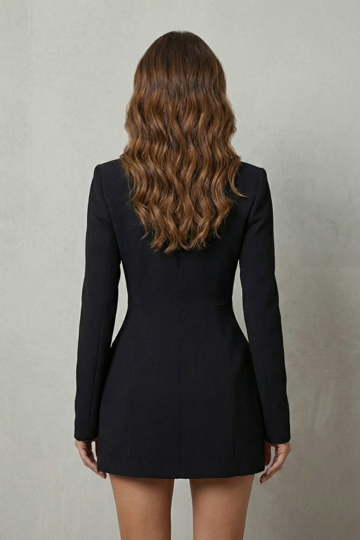 Valencia – Tailored power silhouette – Blazer mini dress