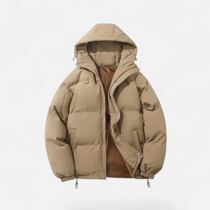 Men's Hooded Padded Jacket: Stay Warm & Stylish All Season, view 10 - Elena Harper