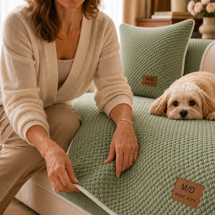 Anti-Slip Pet Sofa Cover – Plush Sofa Protector