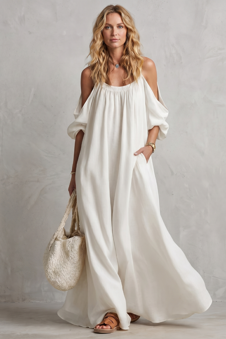 Velmira – Flowing bohemian silhouette – Maxi dress