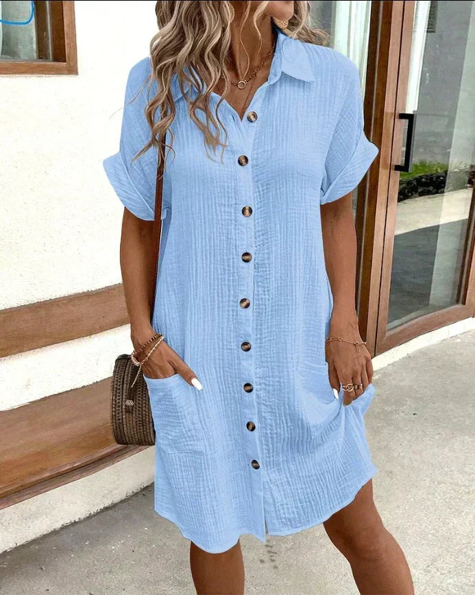 Aria Classic Polo Casual Dress - Elena Harper