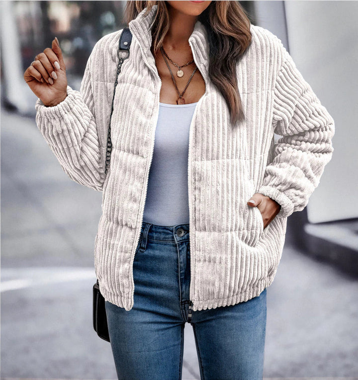 Women's Corduroy Jacket - Soft and Cozy