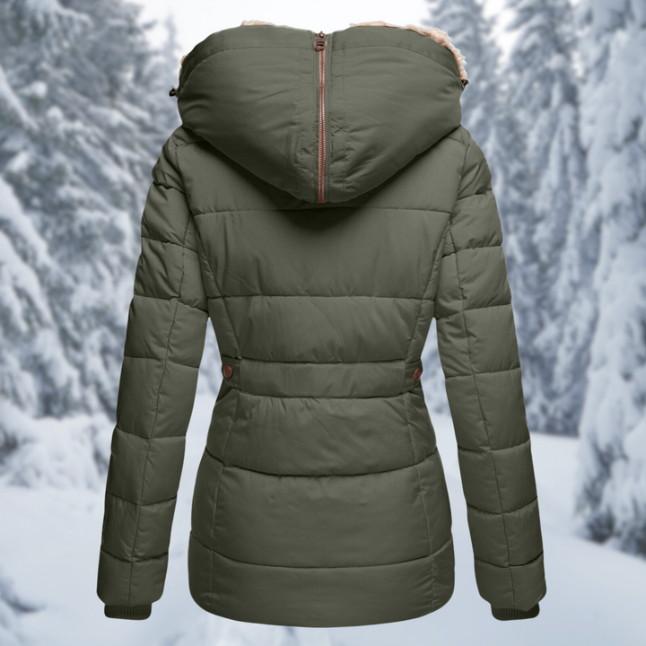 Women's Jacket with Hood and Pockets
