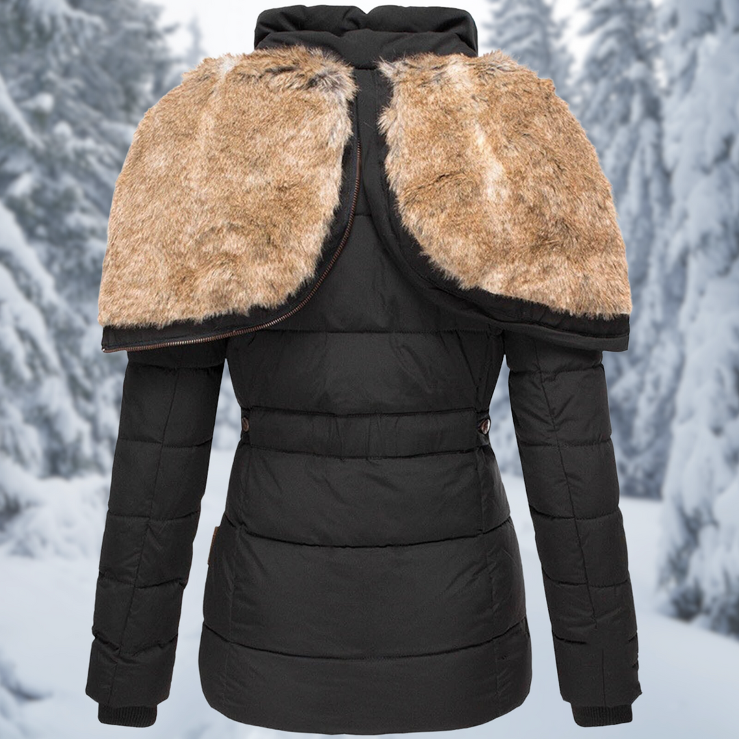 Women's Jacket with Hood and Pockets