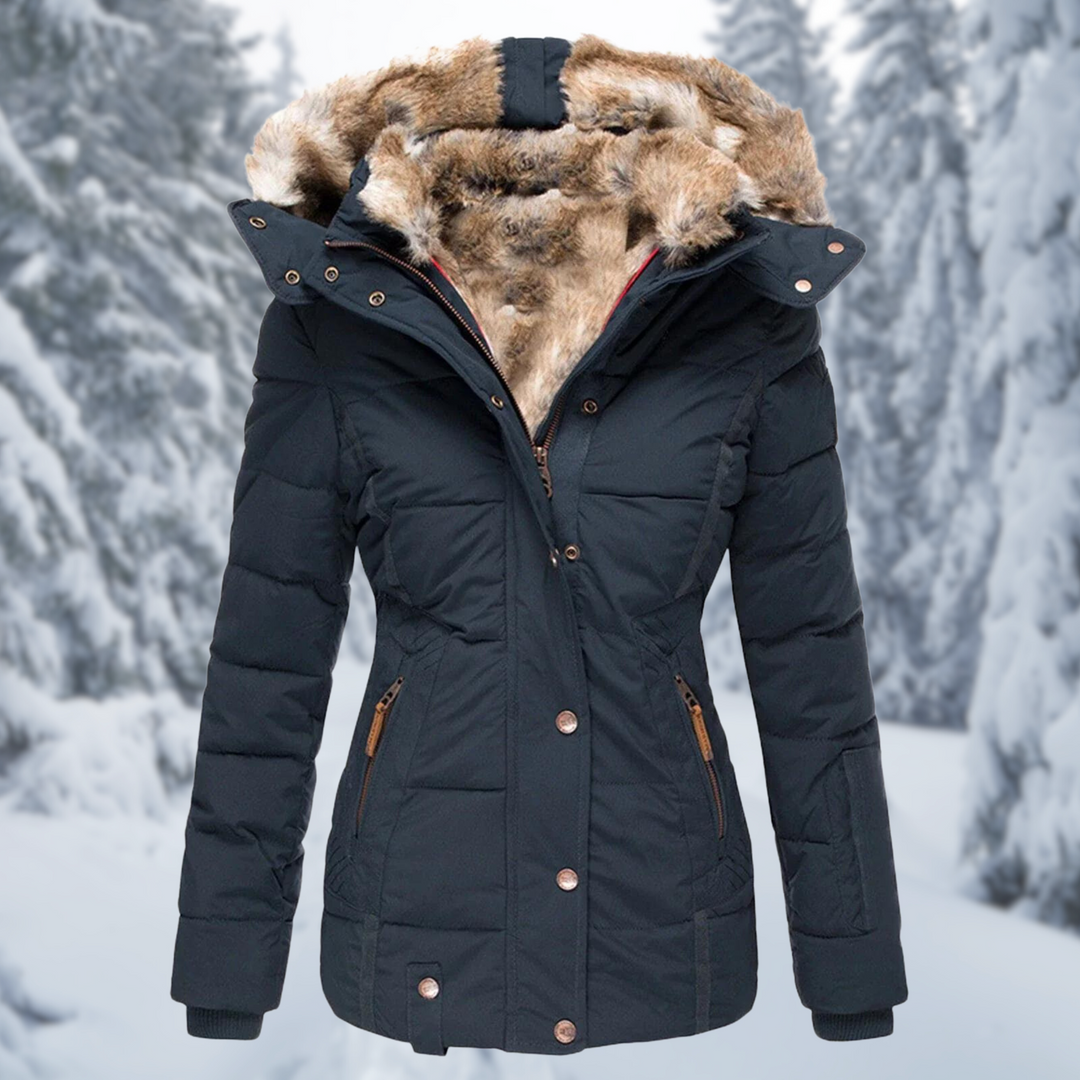 Women's Jacket with Hood and Pockets